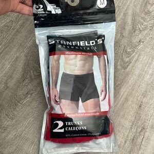Stanfield's Men's Cotton Boxer Brief Underwear  2 Pack